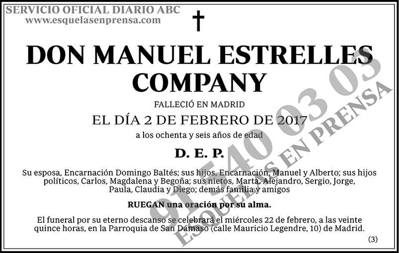 Manuel Estrelles Company